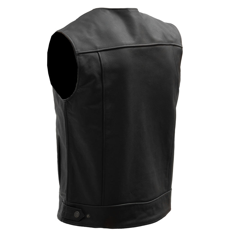 KAMIZELKA MOTOCYKLOWA SKÓRZANA BROGER BLADE BLACK