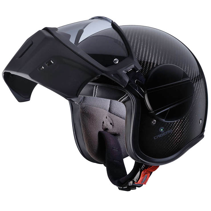 CABERG KASK OTWARTY JET MODEL GHOST X CARBON KOLOR KARBON – zdjęcie 6
