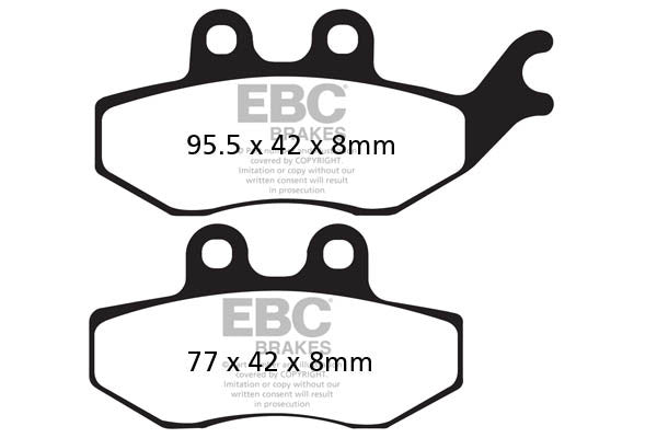EBC Brakes Klocki hamulcowe EBC FA374 (kpl. na 1 tarcze)