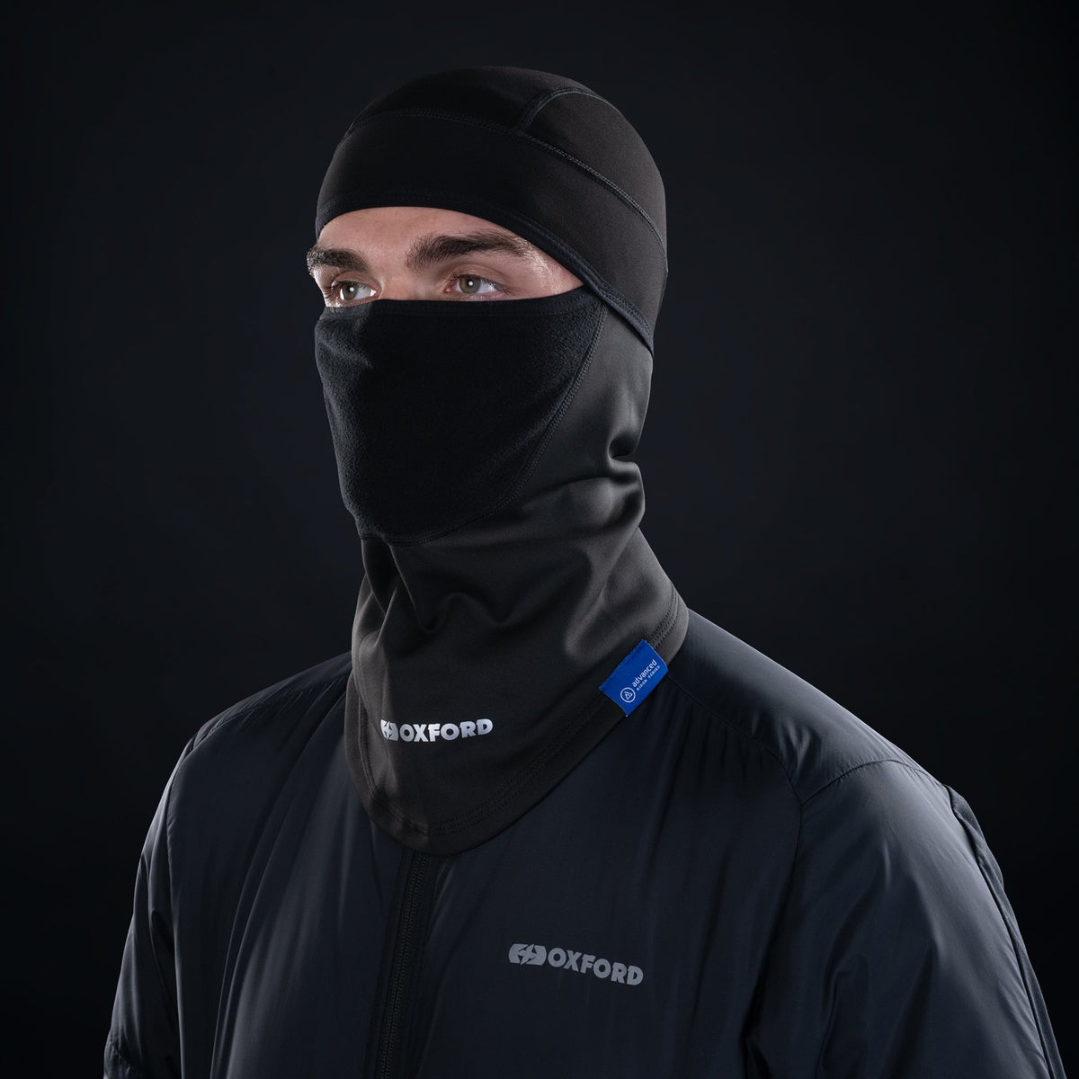 OXFORD ADVANCED KOMINIARKA WIATROODPORNA DŁUGA Z DUŻYM OTWOREM NA OCZY SOFTSHELL ROZMIAR UNIWERSALNY – zdjęcie 3