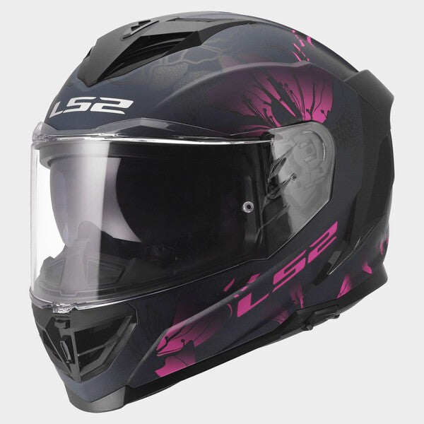 KASK LS2 FF818 STORM III BURST BLACK PINK