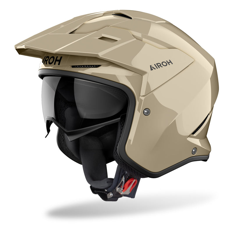 KASK MOTOCYKLOWY AIROH KOMBAKT COLOR MOKA GLOW GLOSS