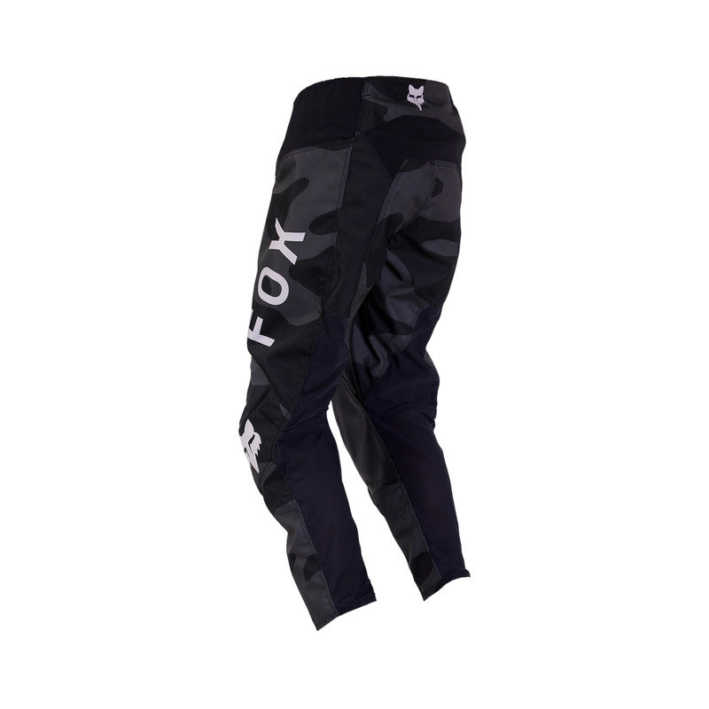 SPODNIE MOTOCYKLOWE JUNIOR FOX 180 BNKR BLACK CAMOY 22