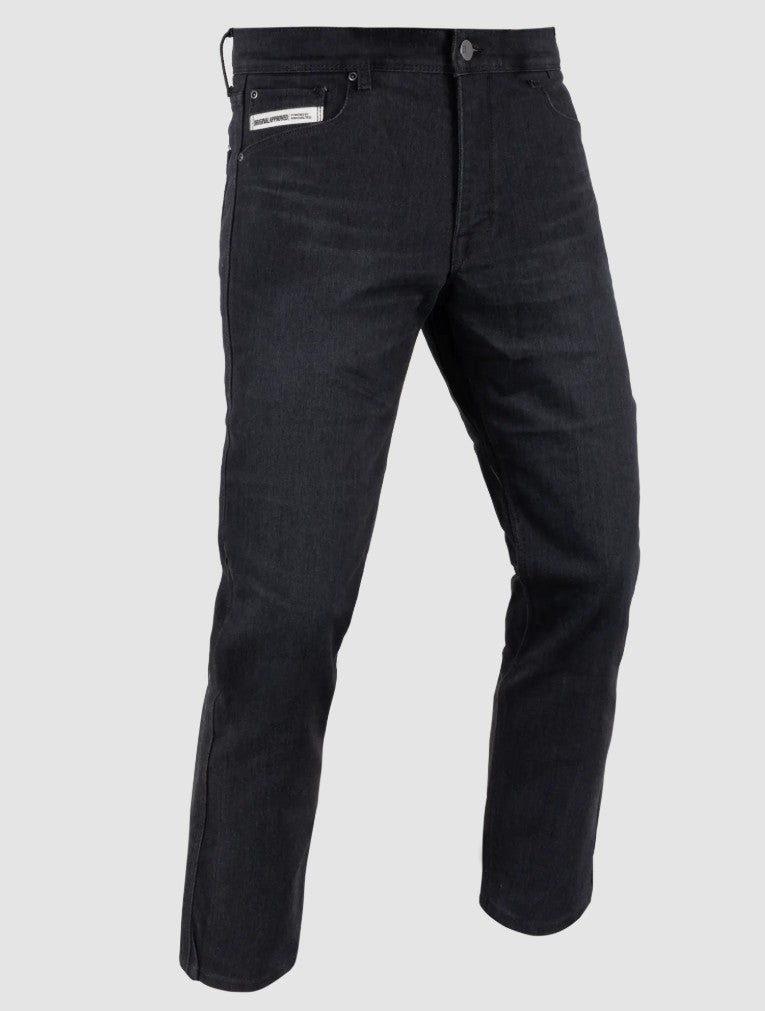 OXFORD SPODNIE MOTOCYKLOWE JEANSOWE MARSHAL STRAIGHT BLK REGULAR KOLOR CZARNY