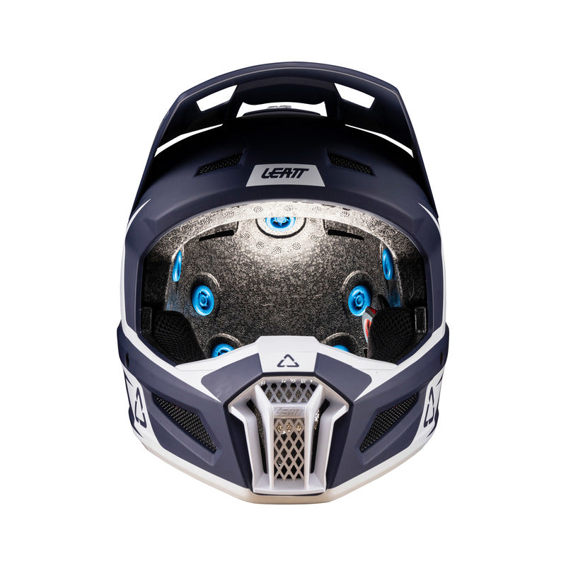 KASK MOTOCYKLOWY Z GOGLAMI LEATT KIT MOTO 3.5 BLUE