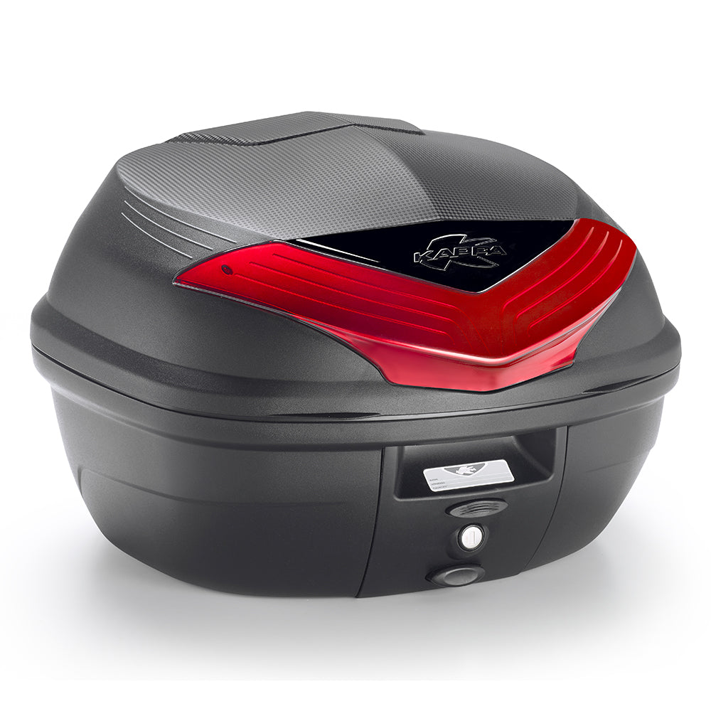 KAPPA KUFER CENTRALNY 35L MONOLOCK K355N2 Z CZERWONYMI ODBLASKAMI ( ZAWIERA PŁYTĘ ) - ZASTĘPUJE K355N
