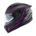KAPPA KASK KV52 KRONOS INTEGRALNY Z BLENDĄ KOLOR CZARNY TYTANOWY FUKSIA MAT CARBON LOOK (HOMOLOGACJA ECE 22R06) - WYCOFANY Z OFERTY