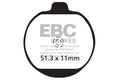 EBC Brakes Klocki hamulcowe EBC FA062 (kpl. na 1 tarcze)