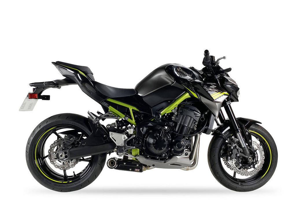 Tłumik IXIL KAWASAKI Z 900 92 kW 20-22 (ZR900F) typ SX1 (waga: 3900g, długość: 347 mm., materiał: Inox AISI304, kolor: Bright re