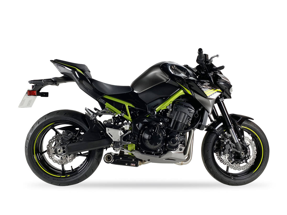 Tłumik IXIL KAWASAKI Z 900 92 kW 20-22 (ZR900F) typ SX1 (waga: 3900g, długość: 347 mm., materiał: Inox AISI304, kolor: Bright re