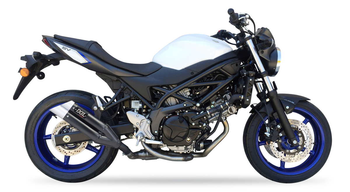Tłumik IXIL SUZUKI SV 650 X 16-22 (WCX1) typ L3XB (waga: 3000g, długość: 370 mm., materiał: Inox AISI304, kolor: Anodized alumin
