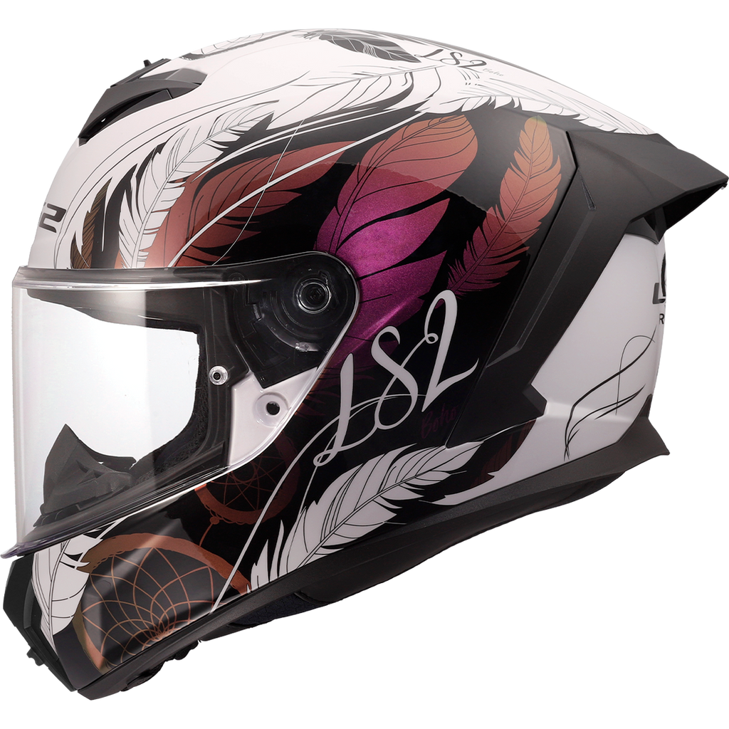 KASK LS2 FF820 RAPID III BOHO WHITE BLACK PINK
