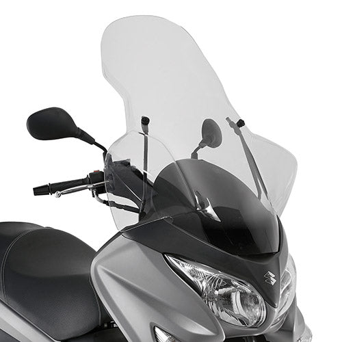 KAPPA SZYBA SUZUKI BURGMAN 125-200 (06-13), 125-200 ABS (14-21) 84,5 X 65,5 CM PRZEZROCZYSTA - POTRZEBNE MOCOWANIE D267KITK