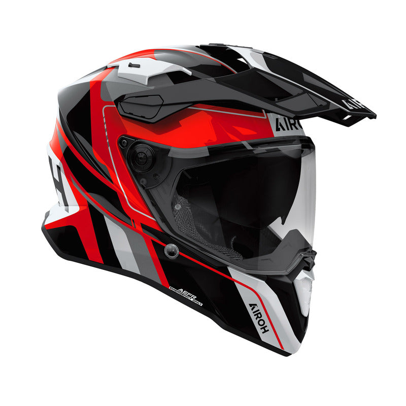 KASK MOTOCYKLOWY AIROH COMMANDER 2 SKIP RED GLOSS