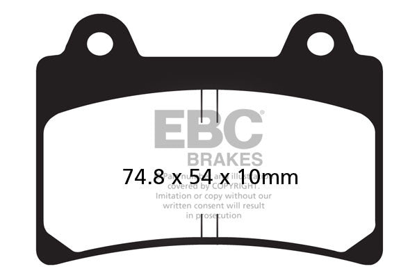 EBC Brakes Klocki hamulcowe EBC FA123V V-PAD (kpl. na 1 tarcze)