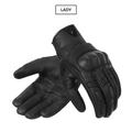 RĘKAWICE MOTOCYKLOWE DAMSKIE REBELHORN THUG 2 PERFOROWANE BLACK WXS