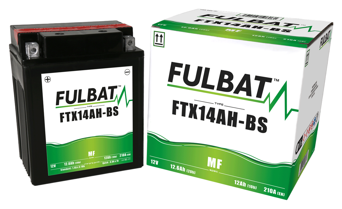 Akumulator FULBAT FUL MF - FTX14AH-BS / YTX14AH-BS (suchy, bezobsługowy, kwas w zestawie)