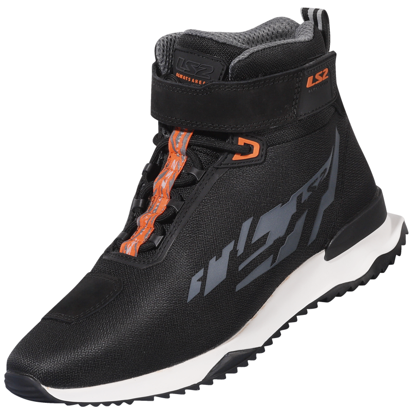 BUTY LS2 ACRUX MAN BLACK H-V ORANGE