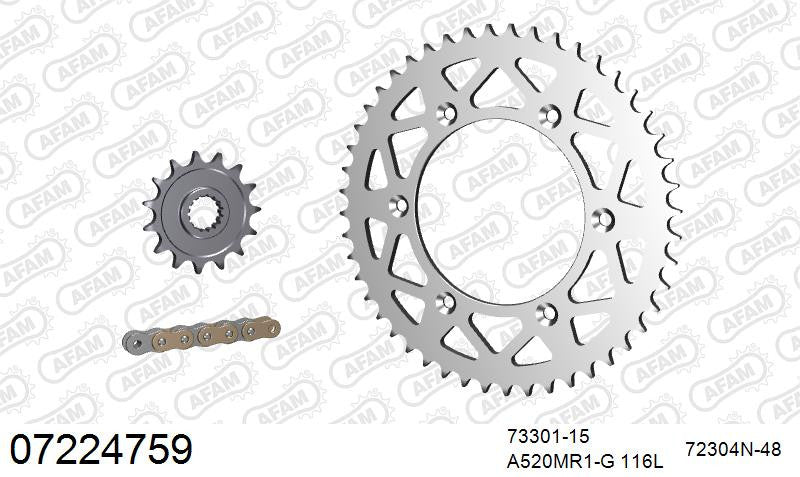 Zestaw napędowy AFAM do KTM GS 250