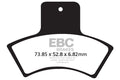 EBC Brakes Klocki hamulcowe EBC FA270TT (kpl. na 1 tarcze)