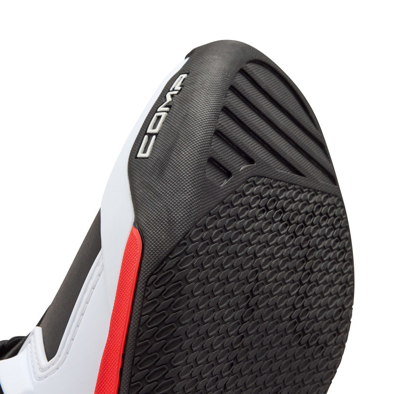 BUTY MOTOCYKLOWE FOX COMP WHITE FLUO RED