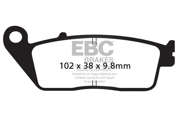 EBC Brakes Klocki hamulcowe EBC FA196 (kpl. na 1 tarcze)