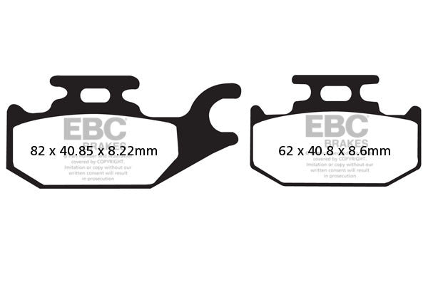 EBC Brakes Klocki hamulcowe EBC FA413R (kpl. na 1 tarcze) (odpowiednik PROX 37.236102)