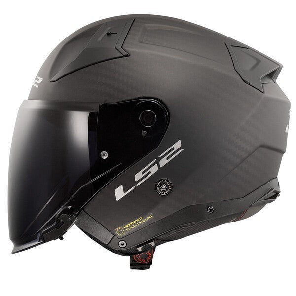 KASK LS2 OF603 INFINITY II MATT CARBON -06