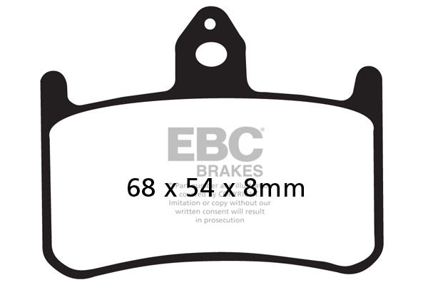 EBC Brakes Klocki hamulcowe EBC FA187 (kpl. na 1 tarcze)