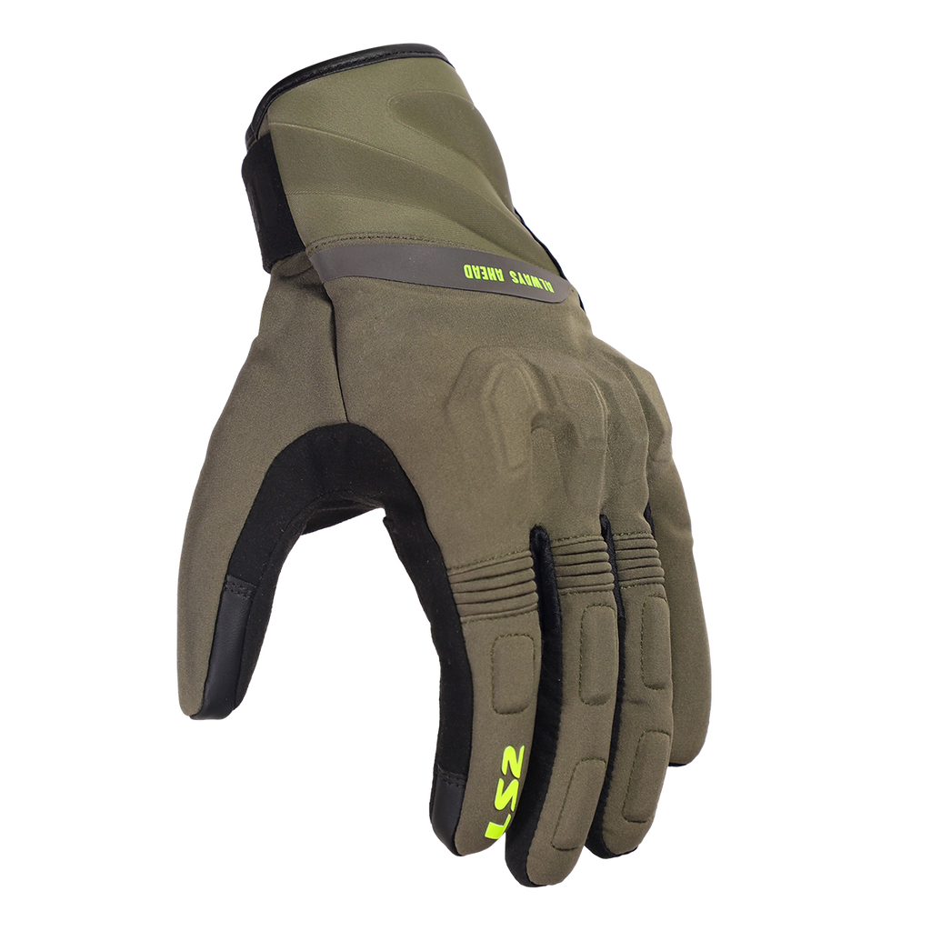 RĘKAWICE LS2 JET III MAN GREEN BLACK