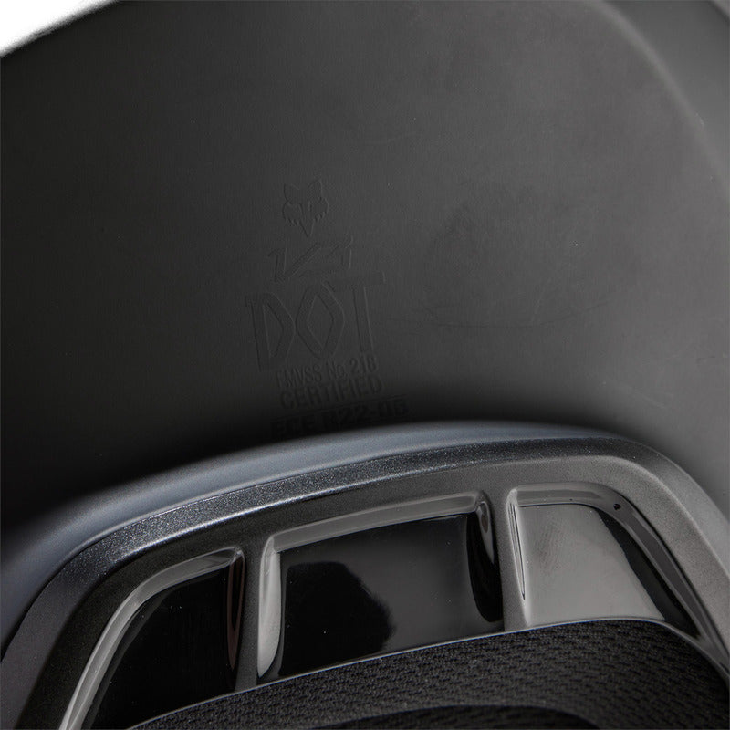 KASK MOTOCYKLOWY FOX V3 SOLID MATTE BLACK