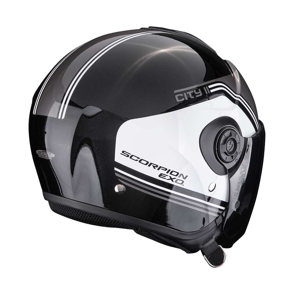 SCORPION KASK EXO-CITY II VITA METAL-BK-WH