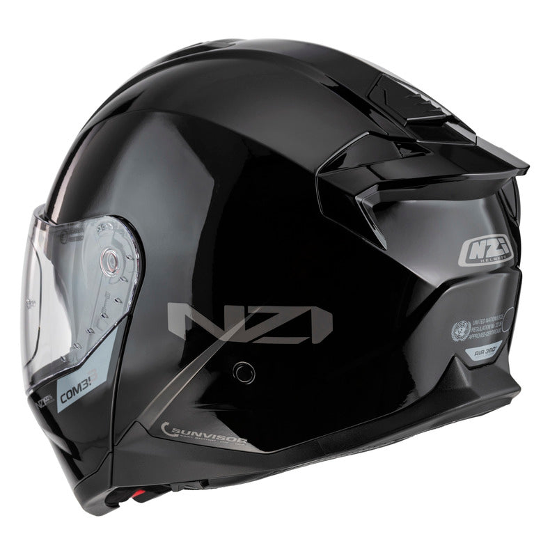 KASK MOTOCYKLOWY NZI COMBI 3 DUO BLACK XS