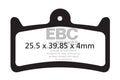 CFA639R - Klocki hamulcowe rowerowe (organiczne wyczynowe) EBC Brakes