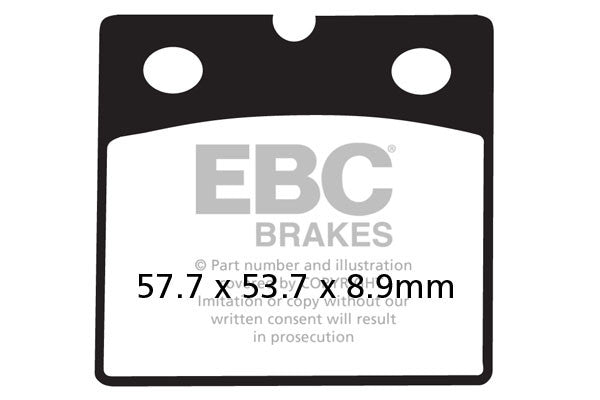 EBC Brakes Klocki hamulcowe EBC FA171HH wzmacniane (kpl. na 1 tarcze)