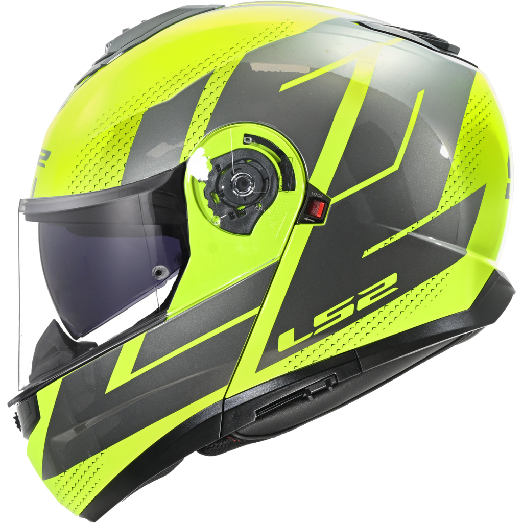 KASK LS2 FF908 STROBE II CODE H-V YEL. GREY-06