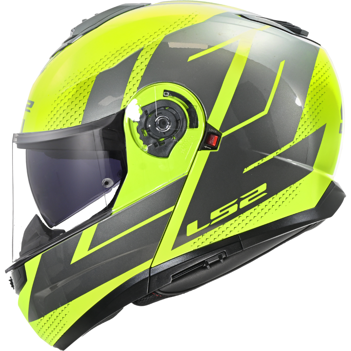 KASK LS2 FF908 STROBE II CODE H-V YEL. GREY-06