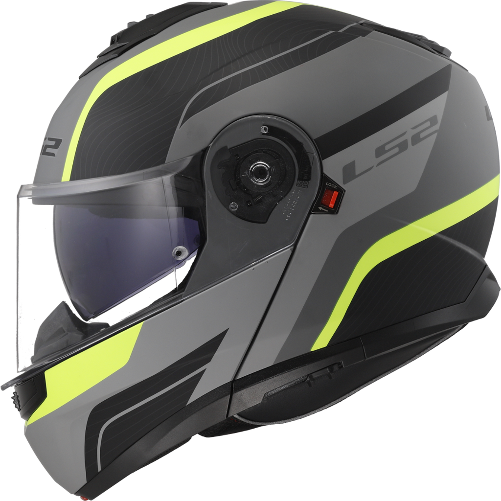 KASK LS2 FF908 STROBE II MONZA M.BL. H-V YEL-06