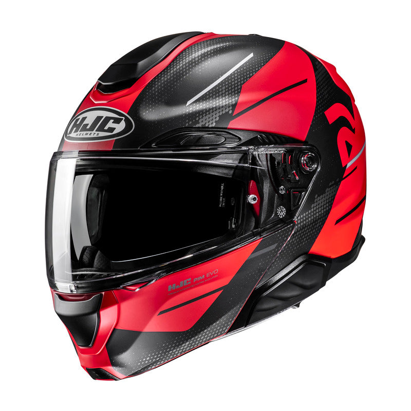 KASK MOTOCYKLOWY HJC RPHA91 BLAT RED BLACK
