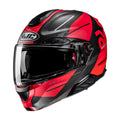 KASK MOTOCYKLOWY HJC RPHA91 BLAT RED BLACK