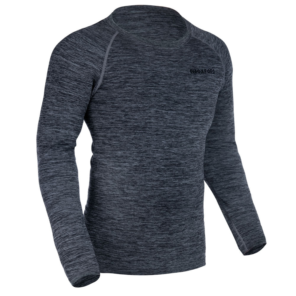 OXFORD ADVANCED BASE LAYER BIELIZNA KOSZULKA TERMOAKTYWNA Z DŁUGIM RĘKAWEM KOLOR SZARY
