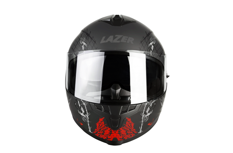 Kask Motocyklowy LAZER VERTIGO EVO Pitbull (kol. Szary - Biały)