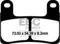 EBC Brakes Klocki hamulcowe EBC FA724HH wzmacniane (kpl. na 1 tarcze)