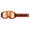 GOGLE LS2 CHARGER PRO KID H-V ORANGE IRIDIUM VISOR