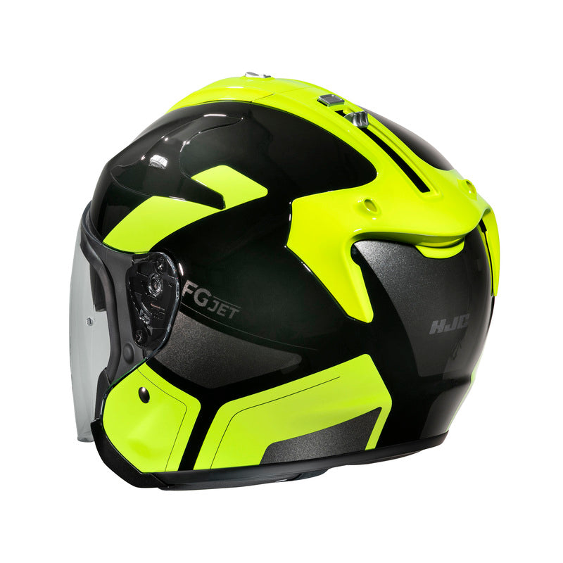 KASK MOTOCYKLOWY HJC FG-JET EPEN BLACK YELLOW