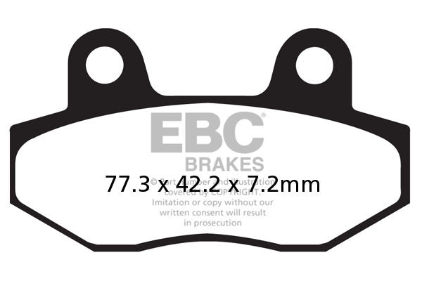 EBC Brakes Klocki hamulcowe EBC FA086HH wzmacniane (kpl. na 1 tarcze)
