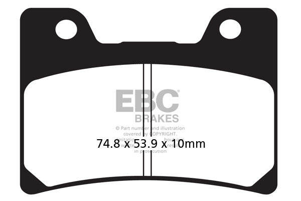 EBC Brakes Klocki hamulcowe EBC FA160 (kpl. na 1 tarcze)