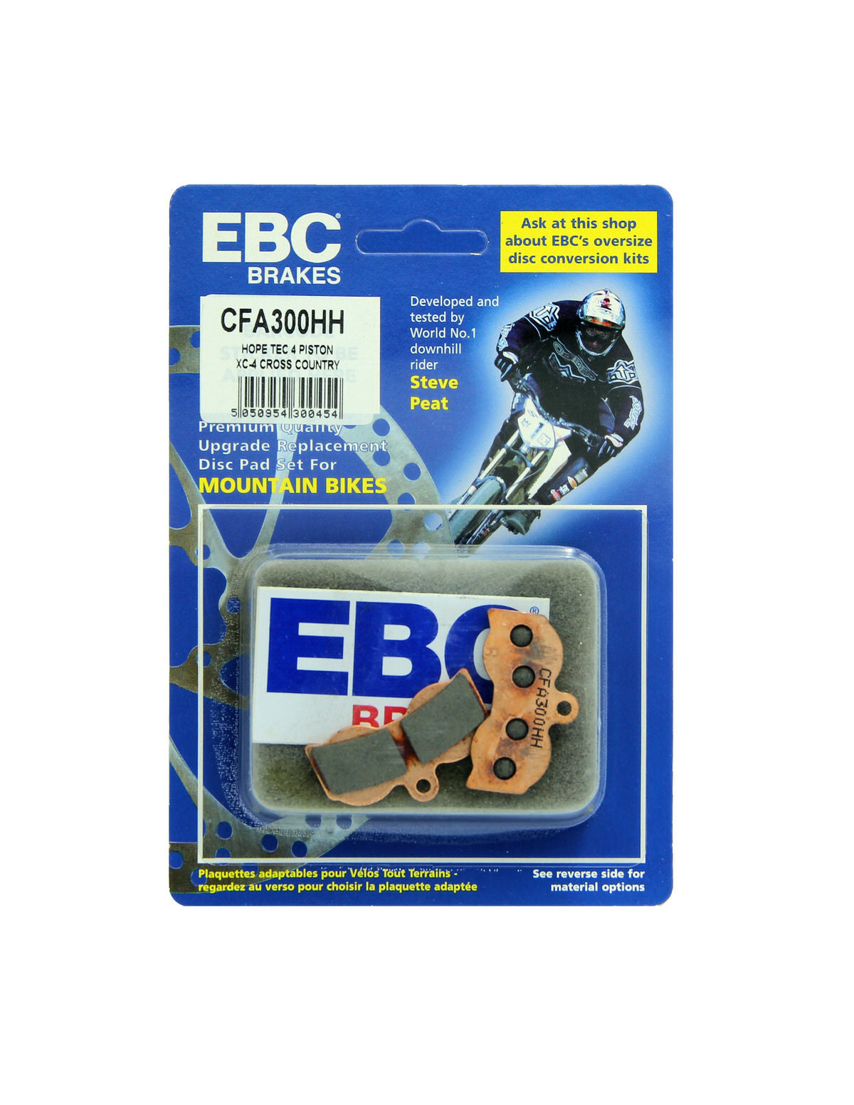 CFA300HH - Klocki hamulcowe rowerowe (spiekane) EBC Brakes