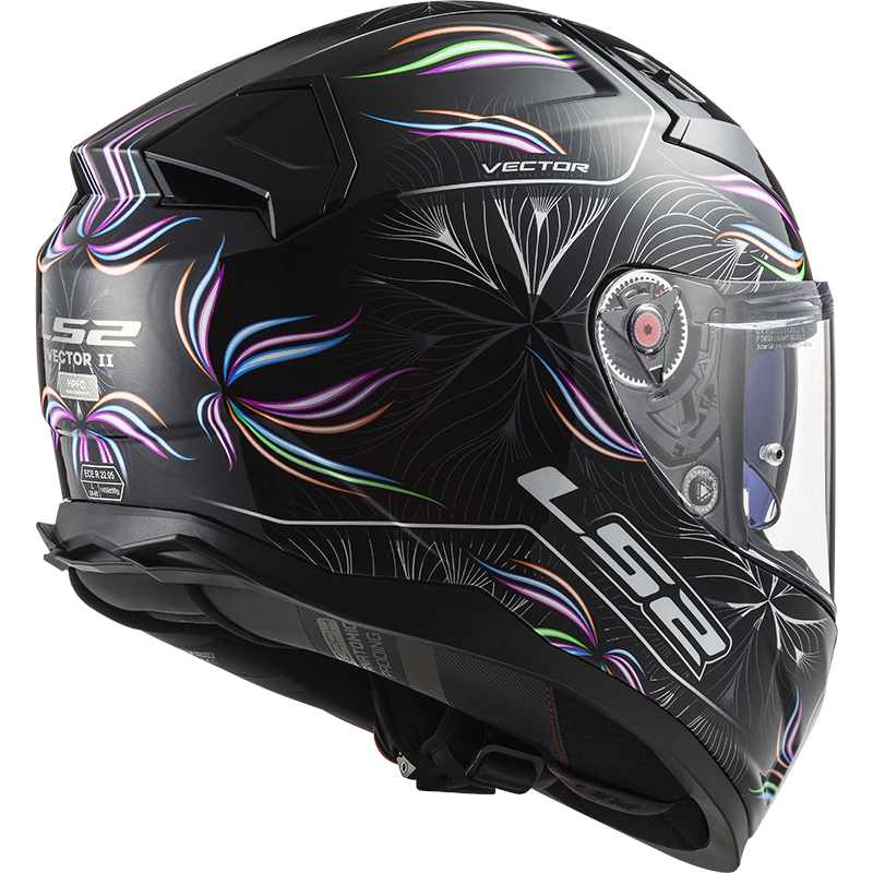 KASK LS2 FF811 VECTOR II TROPICAL BLACK WH.-06