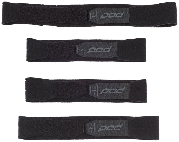 ZESTAW PASKÓW DO ORTEZY POD BLACK GREY XS S